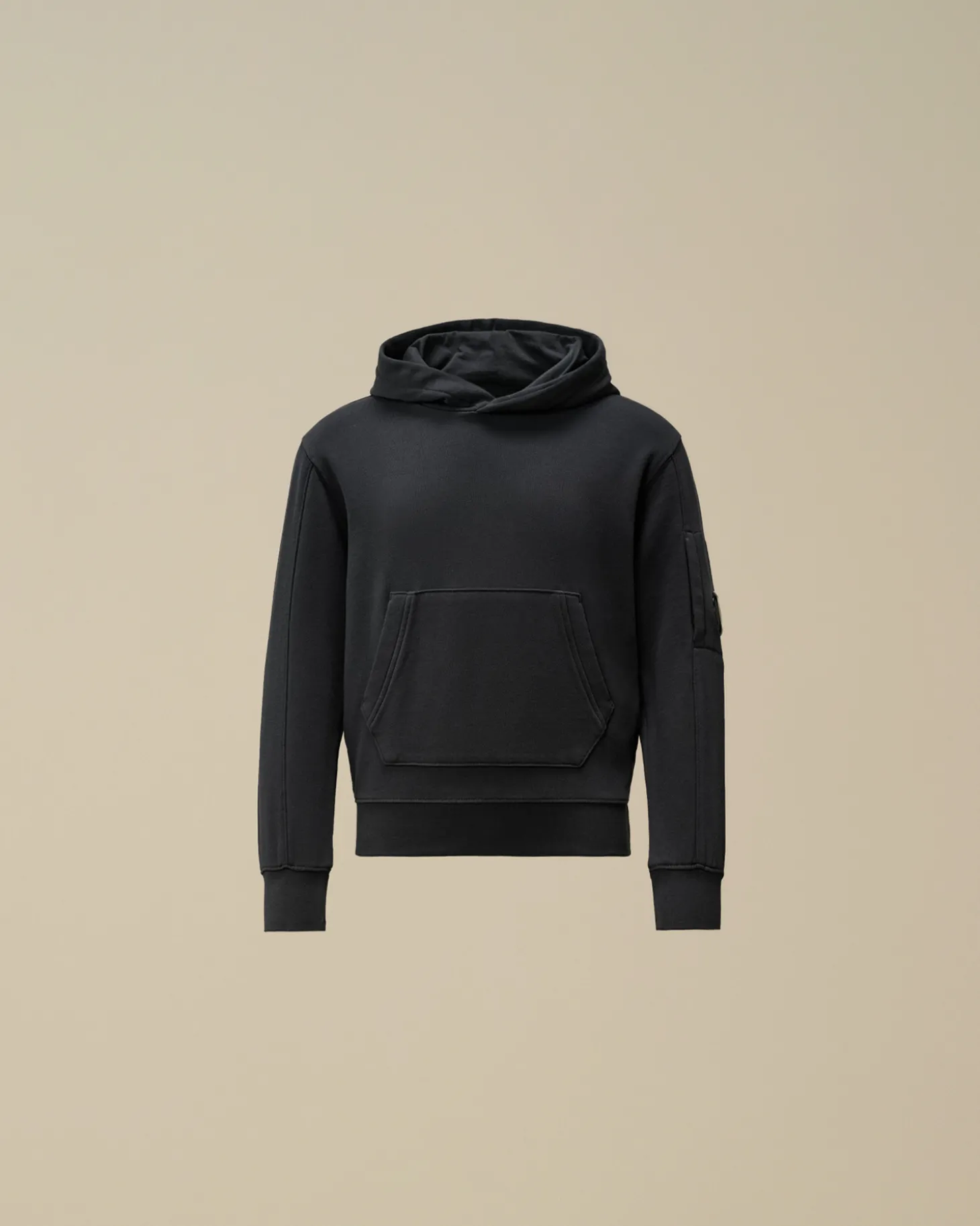 U16 Diagonal Fleece Hooded Sweatshirt<C.P. Company Shop