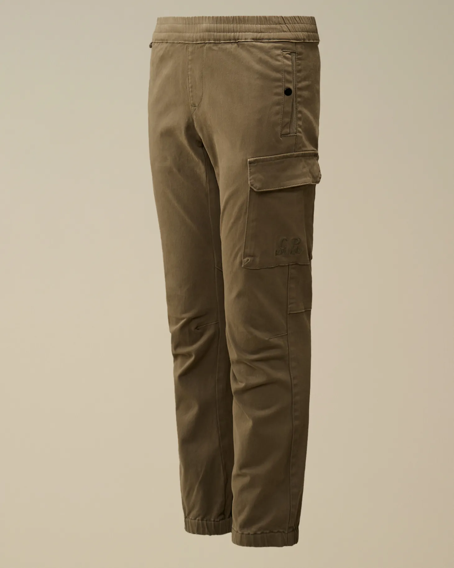 U16 Stretch Sateen Logo Pants<C.P. Company Store