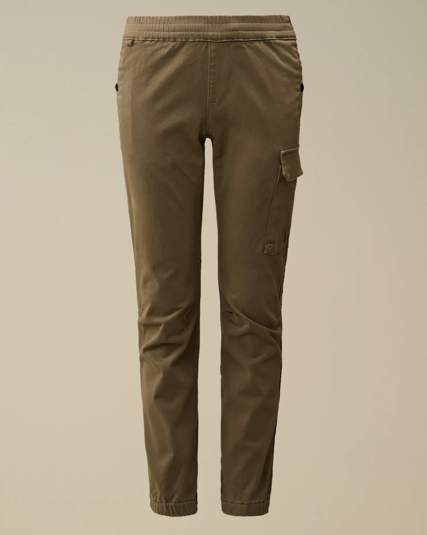 U16 Stretch Sateen Logo Pants<C.P. Company Store