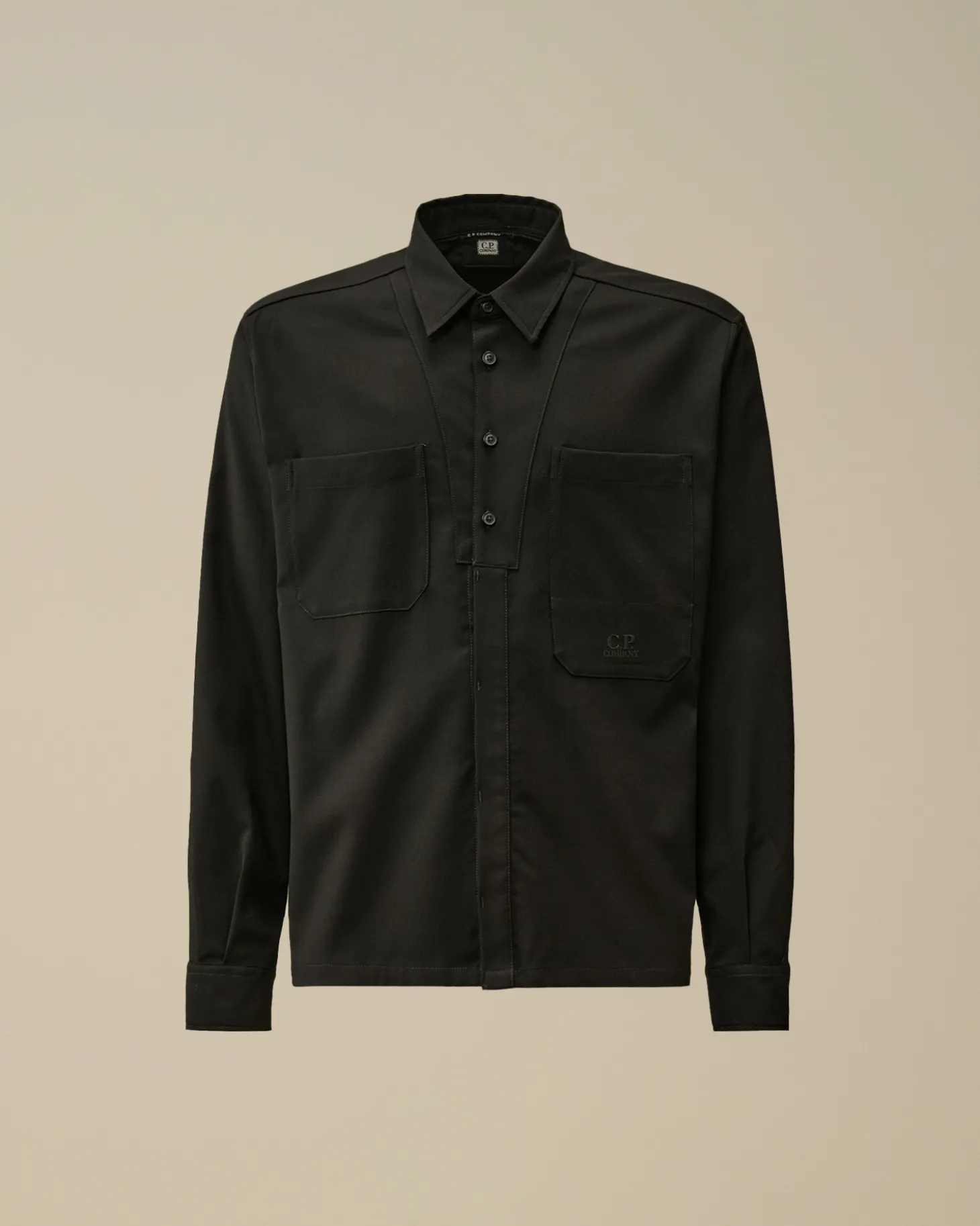 Wool Gabardine Shirt<C.P. Company Outlet