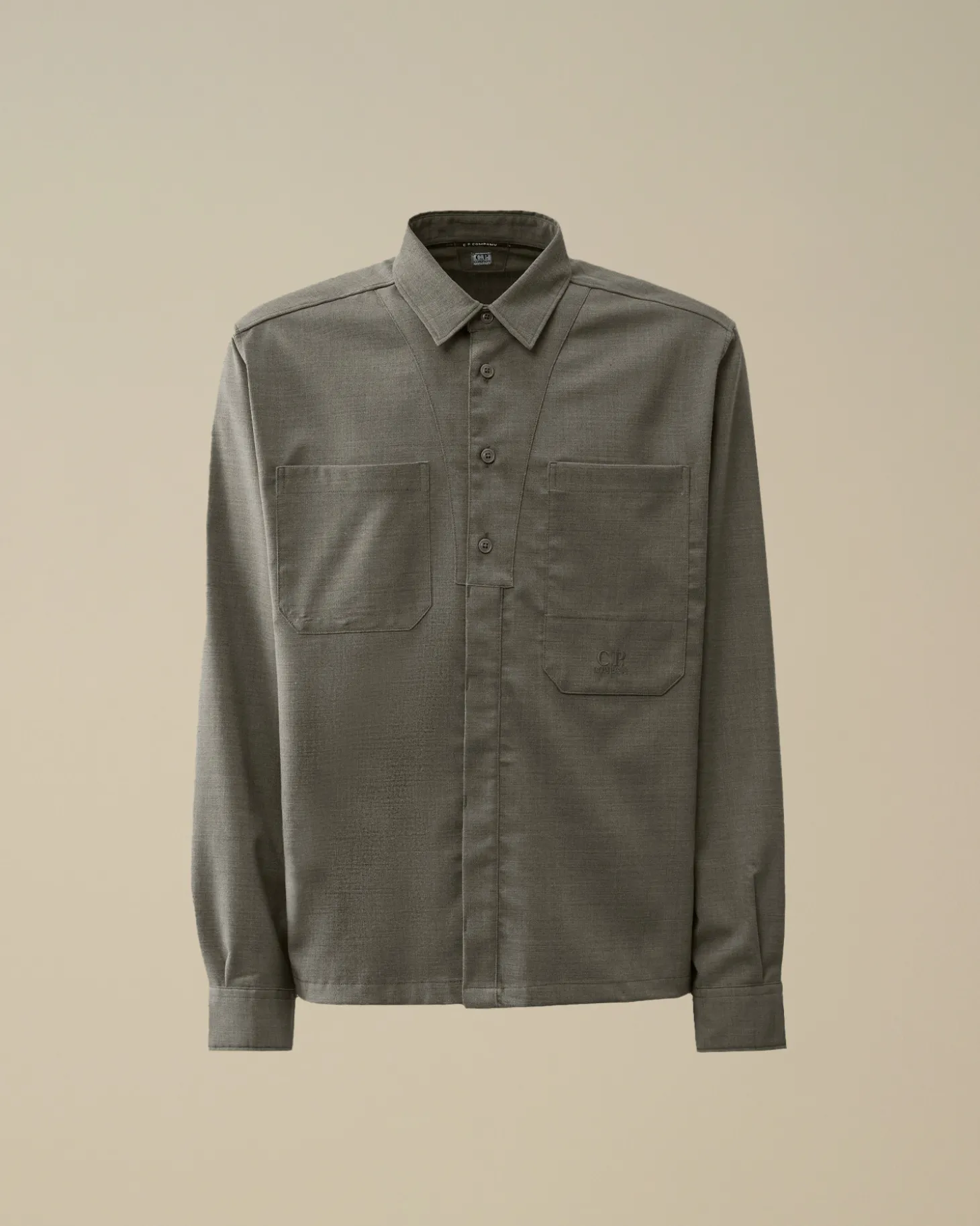 Wool Gabardine Shirt<C.P. Company Flash Sale