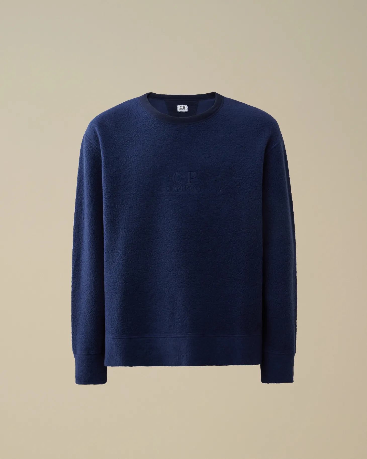 Wool Polar Fleece Crewneck Sweatshirt<C.P. Company New